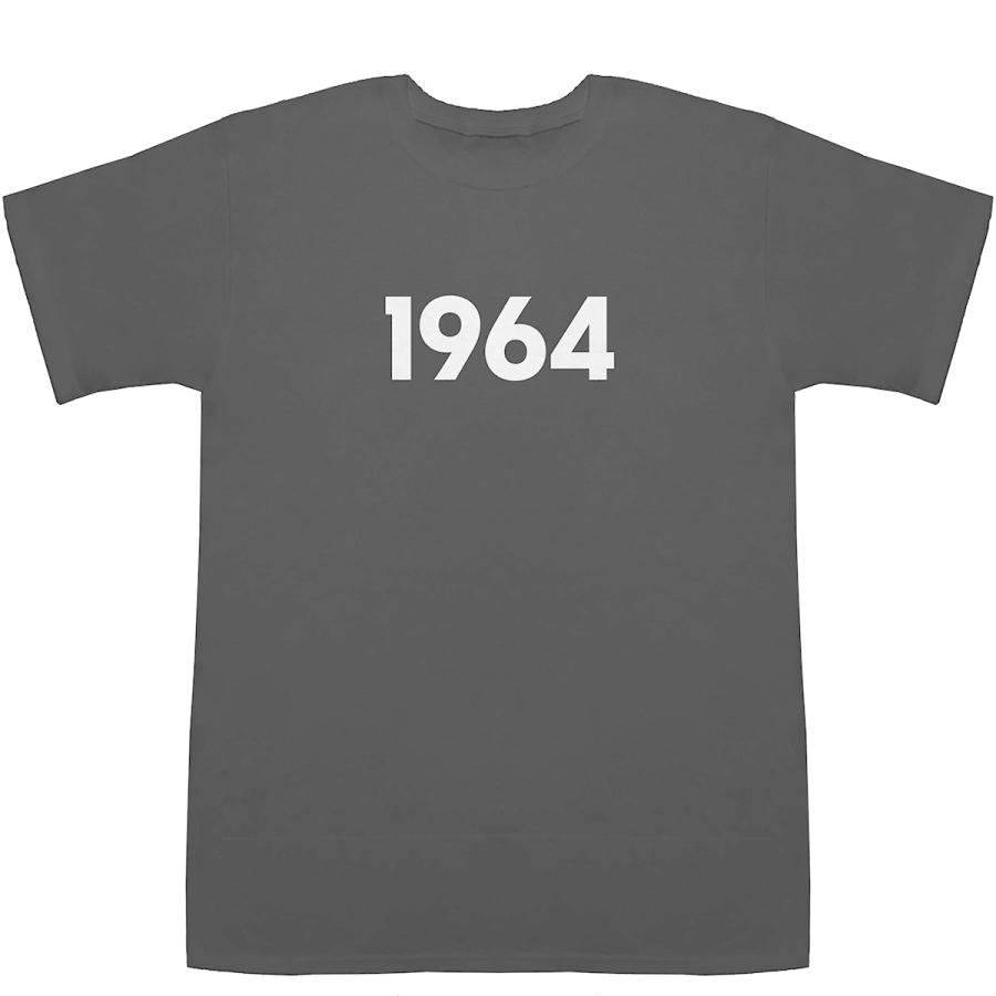 tjbb tシャツ 1964 T-shirts【Tシャツ】【ティーシャツ】【数字】【年代