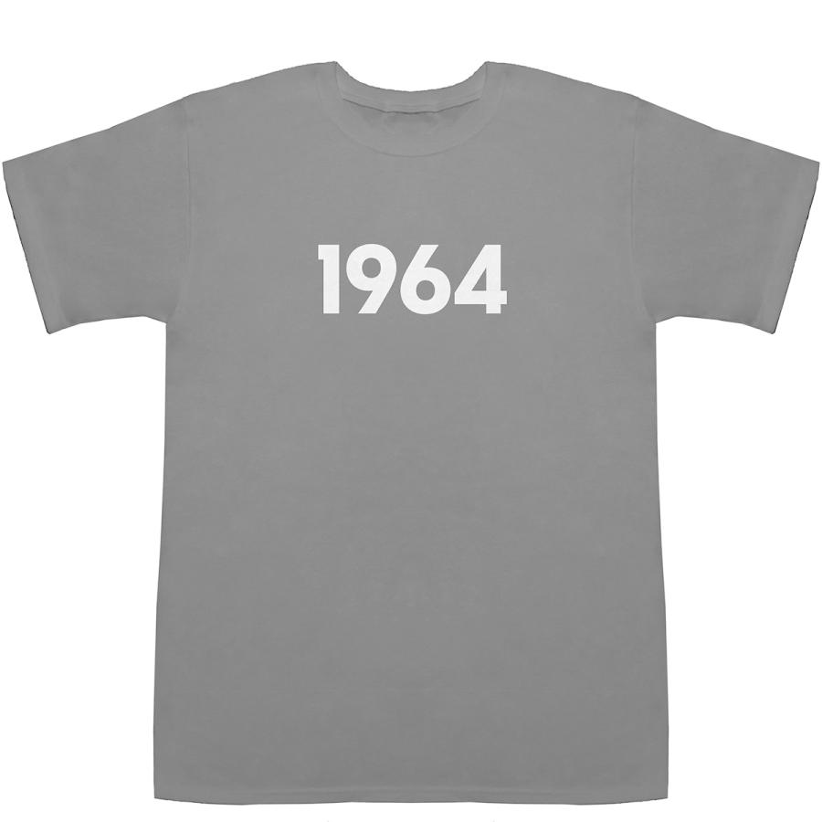 1964 T-shirts【Tシャツ】【ティーシャツ】【数字】【年代】【品番