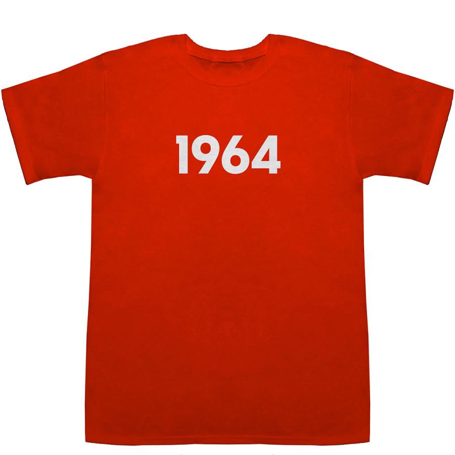 1964 T-shirts【Tシャツ】【ティーシャツ】【数字】【年代】【品番