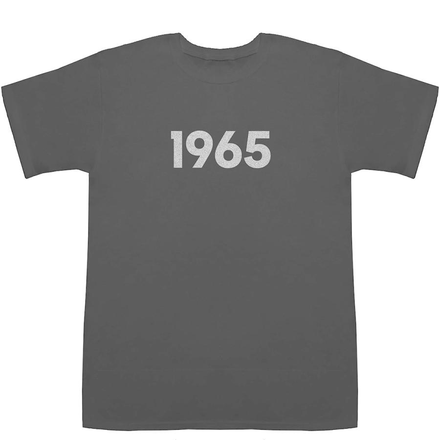 1965 T-shirts【Tシャツ】【ティーシャツ】【数字】【年代】【品番