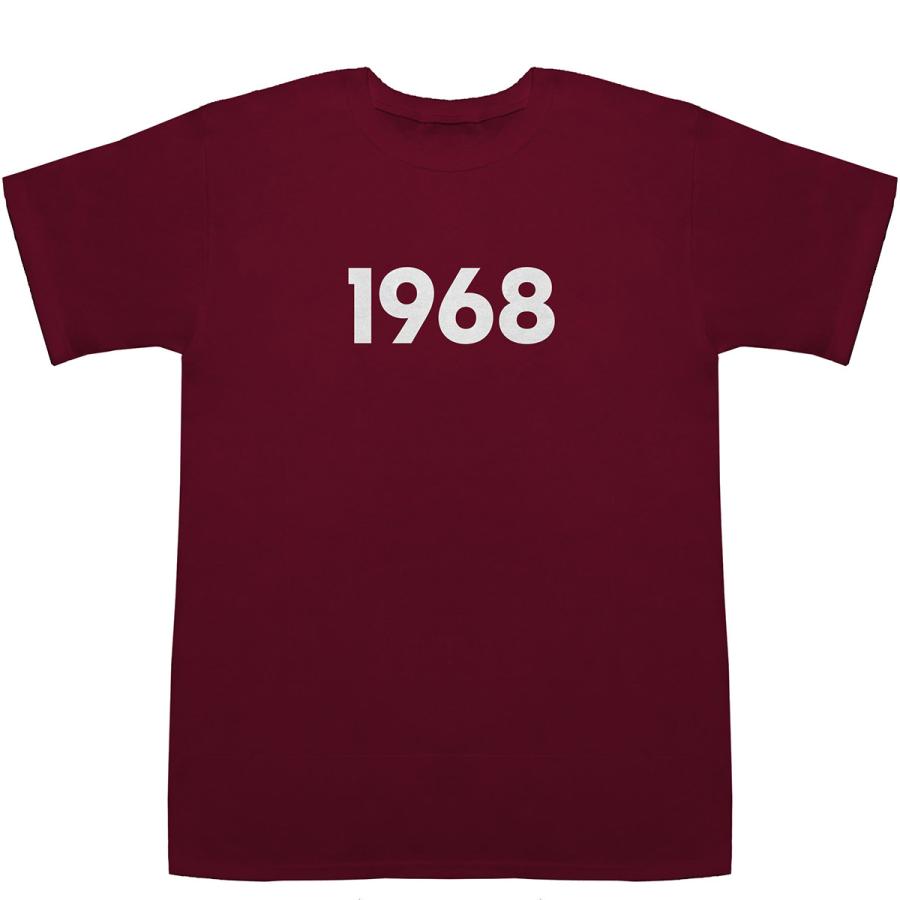 1968 T-shirts【Tシャツ】【ティーシャツ】【数字】【年代