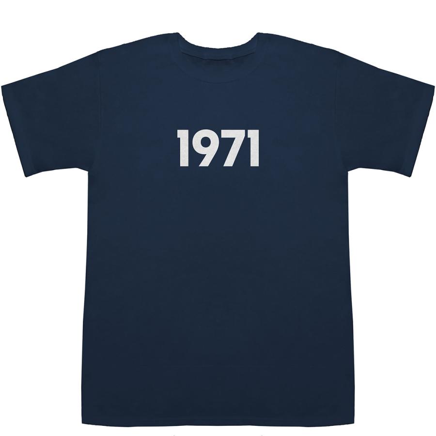 1971 T-shirts【Tシャツ】【ティーシャツ】【数字】【年代】【品番