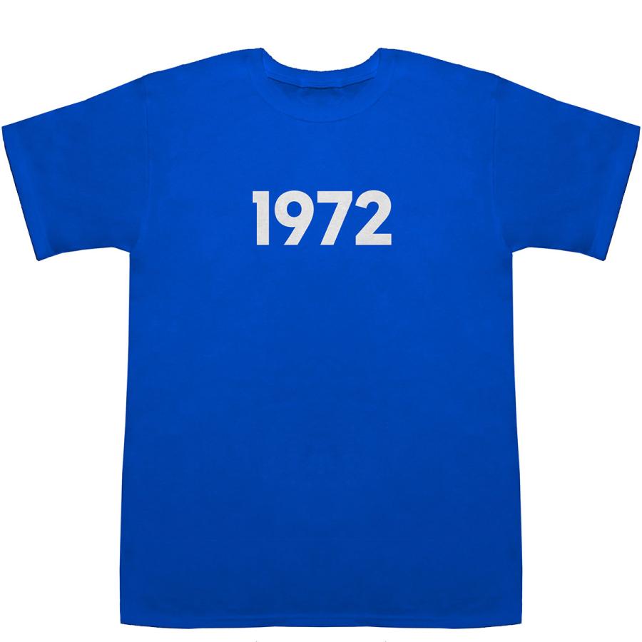 1972 T-shirts【Tシャツ】【ティーシャツ】【数字】【年代
