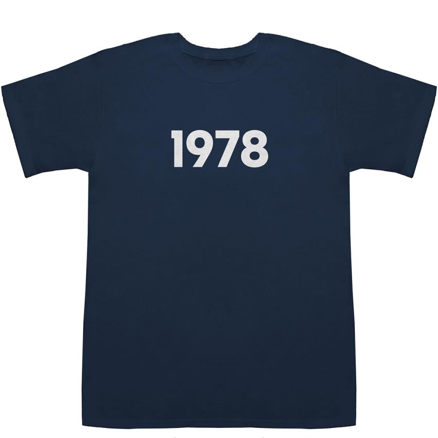 1978 T-shirts【Tシャツ】【ティーシャツ】【数字】【年代