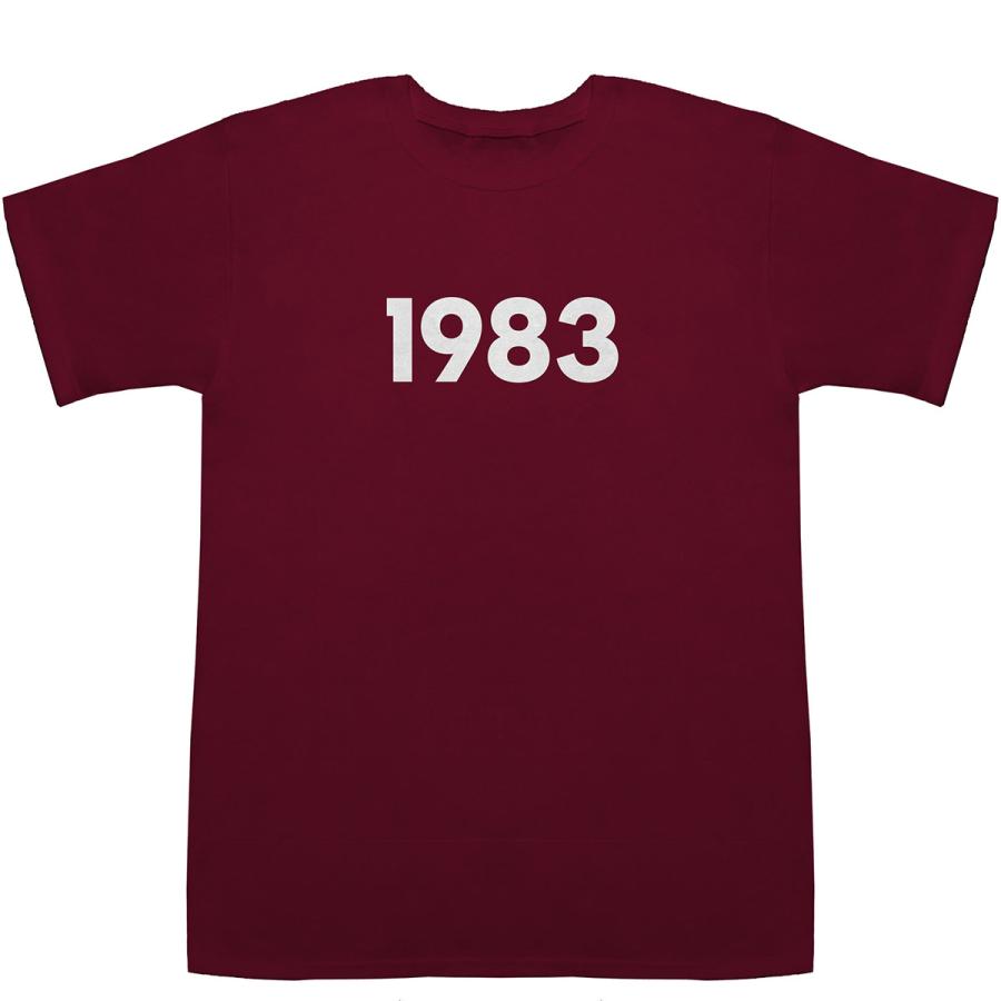 1983 T-shirts【Tシャツ】【ティーシャツ】【数字】【年代