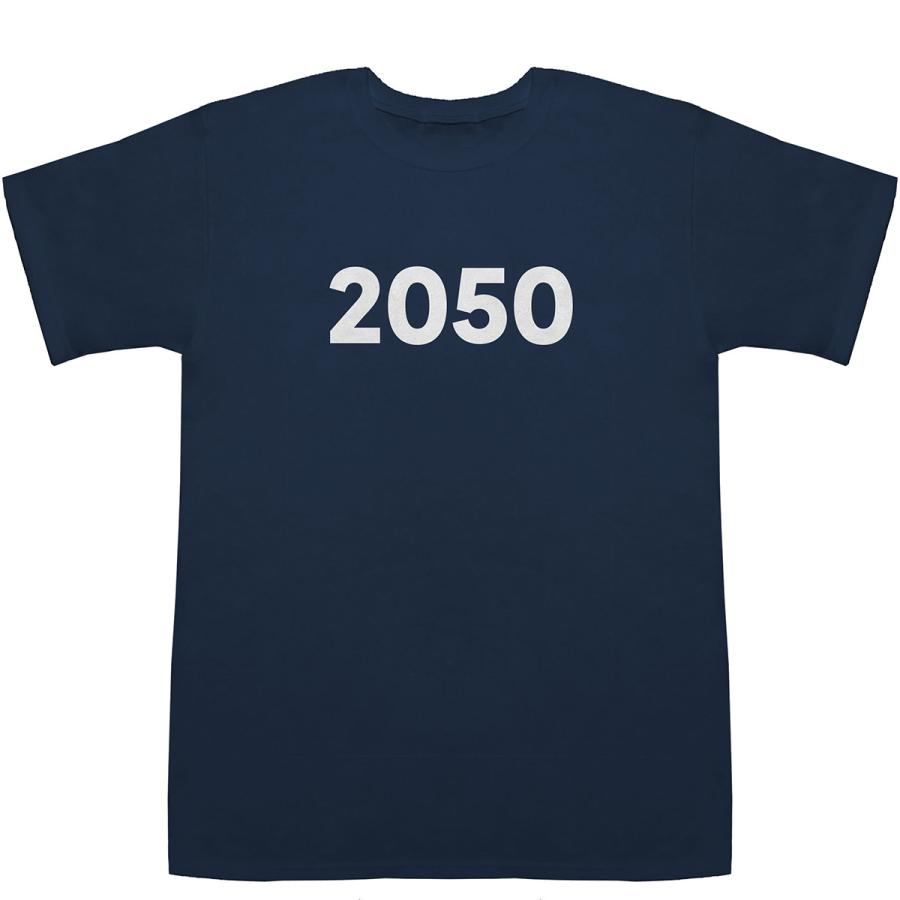 2050 T-shirts【Tシャツ】【ティーシャツ】【数字】【年代】【品番】【西暦】｜bass-controll｜03