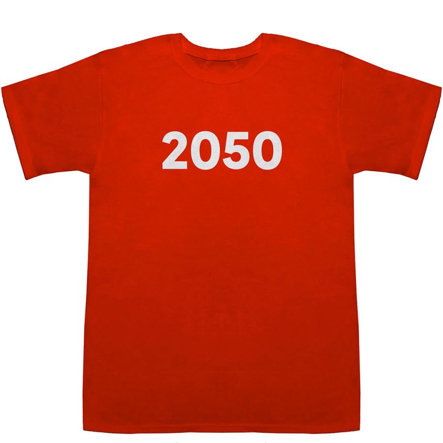 2050 T-shirts【Tシャツ】【ティーシャツ】【数字】【年代】【品番】【西暦】｜bass-controll｜06
