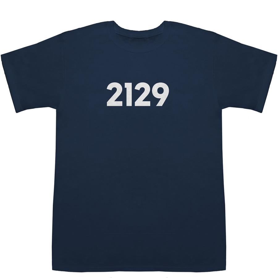 2129 T-shirts【Tシャツ】【ティーシャツ】【数字】【年代】【品番