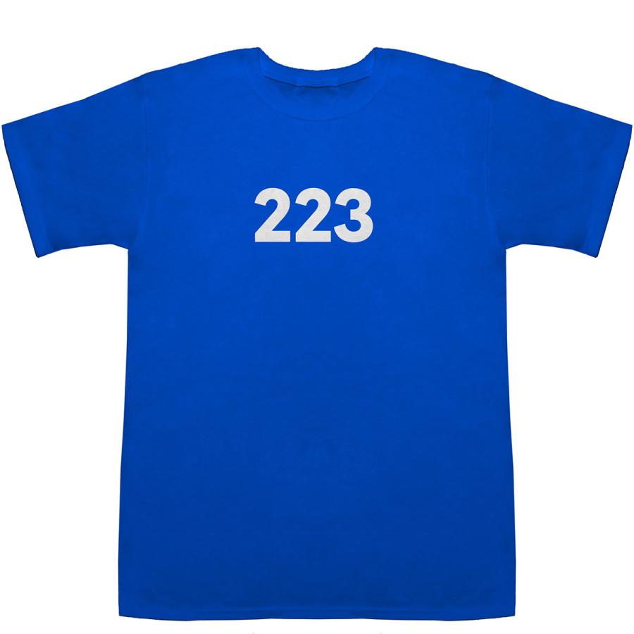 223 T-shirts【Tシャツ】【ティーシャツ】【数字】【年代