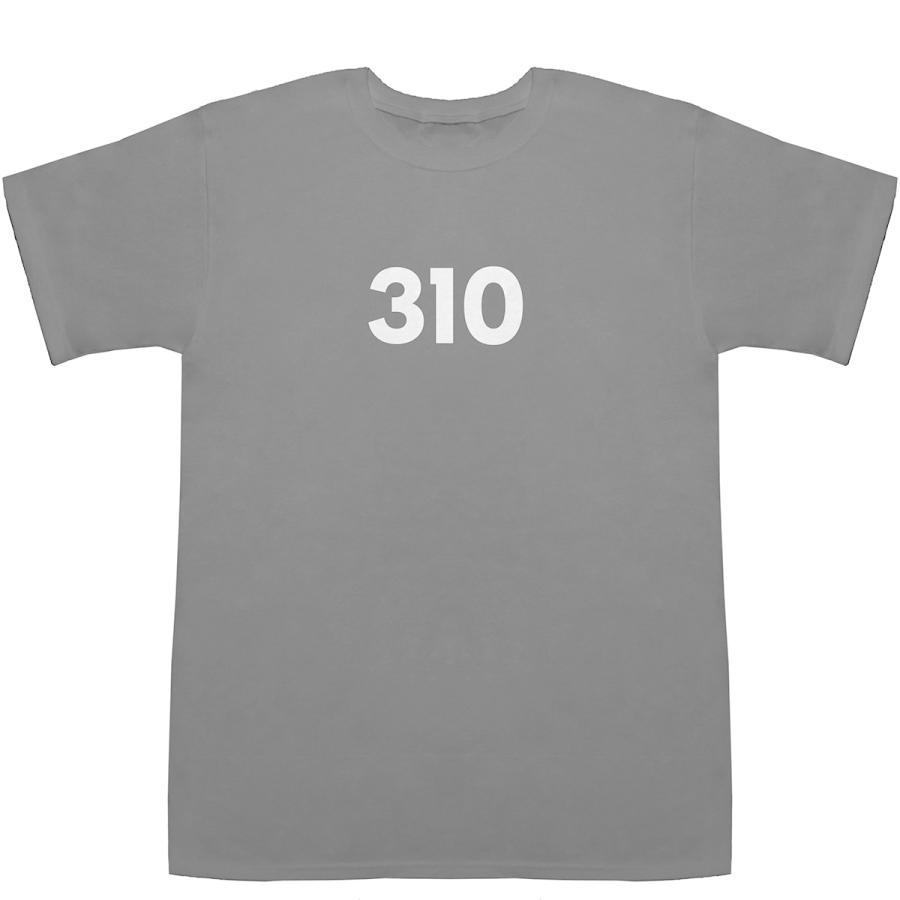 310 T-shirts【Tシャツ】【ティーシャツ】【数字】【年代