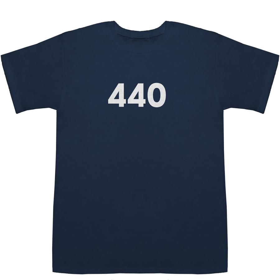 440 T-shirts【Tシャツ】【ティーシャツ】【数字】【年代】【品番】【西暦】｜bass-controll｜03