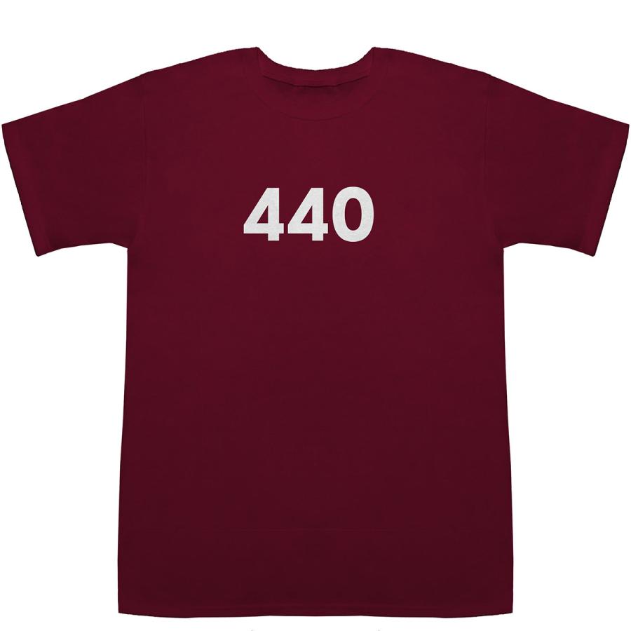 440 T-shirts【Tシャツ】【ティーシャツ】【数字】【年代】【品番】【西暦】｜bass-controll｜05