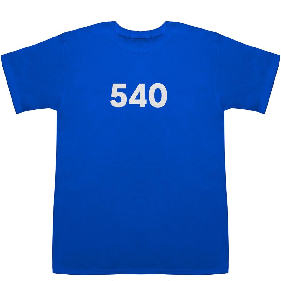 540 T-shirts【Tシャツ】【ティーシャツ】【数字】【年代
