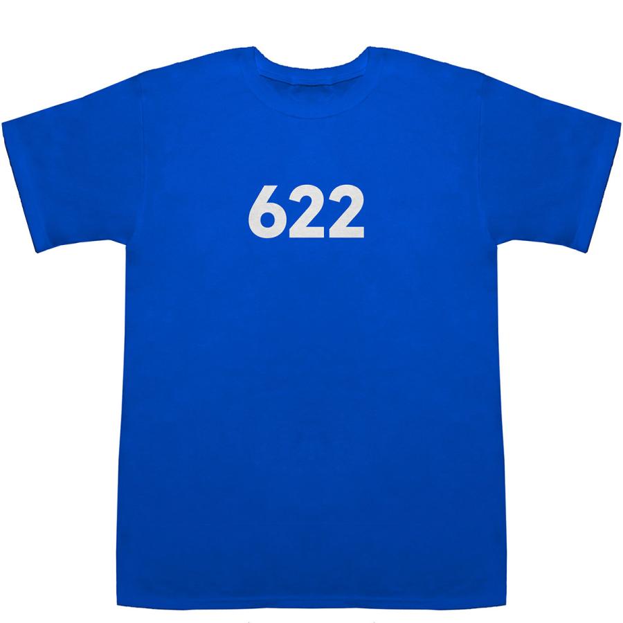 622 T-shirts【Tシャツ】【ティーシャツ】【数字】【年代】【品番
