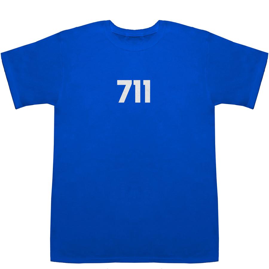 ME:I Tシャツ Lサイズ 711 T-shirts【Tシャツ】【ティーシャツ】【数字】【年代