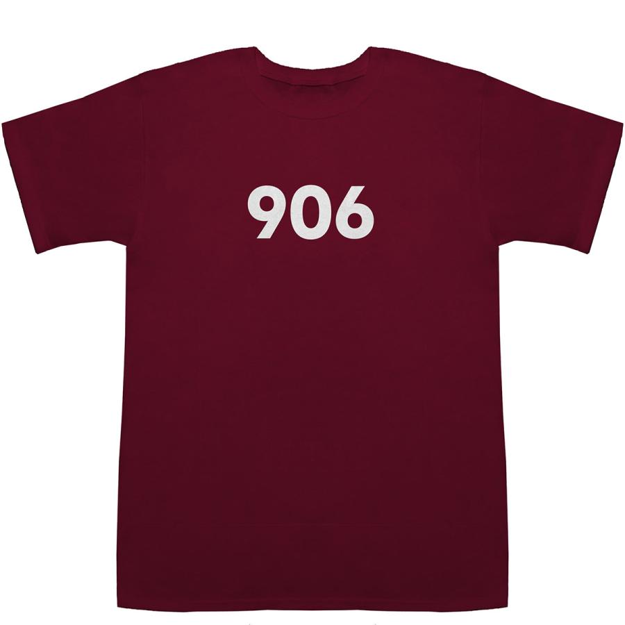 906 T-shirts【Tシャツ】【ティーシャツ】【数字】【年代】【品番】【西暦】｜bass-controll｜05
