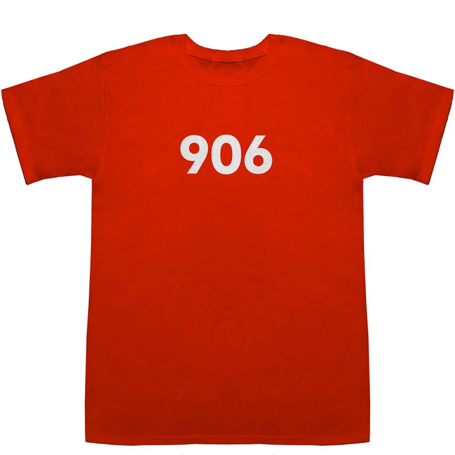 906 T-shirts【Tシャツ】【ティーシャツ】【数字】【年代】【品番】【西暦】｜bass-controll｜06