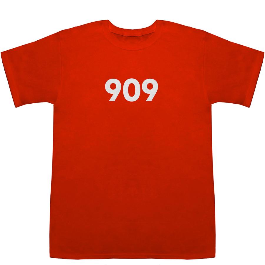 909 T-shirts【Tシャツ】【ティーシャツ】【数字】【年代