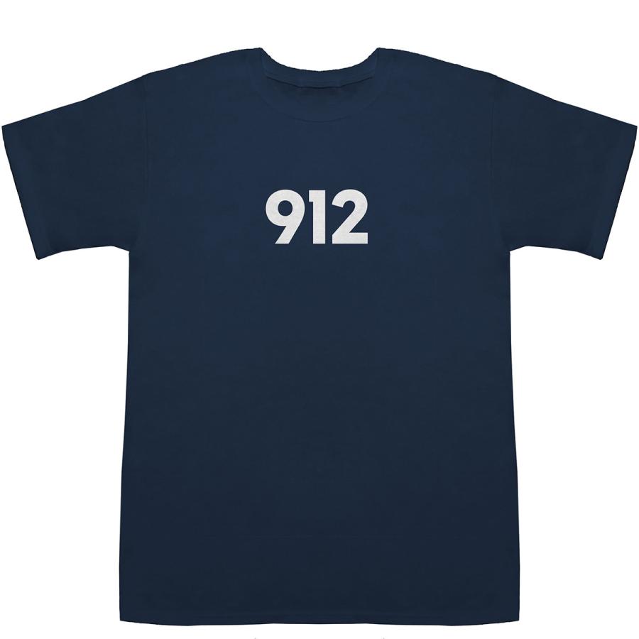 912 T-shirts【Tシャツ】【ティーシャツ】【数字】【年代