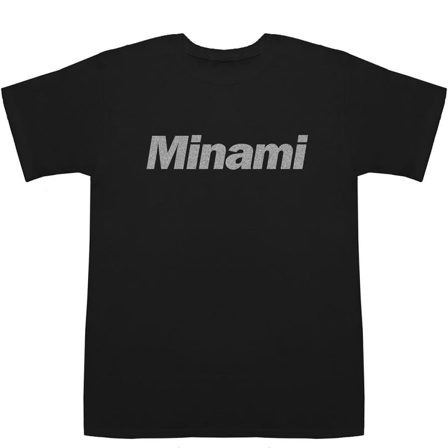 南 三波 Minami T-shirts【Tシャツ】【ティーシャツ】【名前】【なまえ】【苗字】【氏名】｜bass-controll｜08