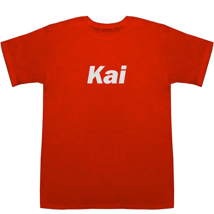 Kai 甲斐 カイ T-shirts【Tシャツ】【ティーシャツ】【名前】【なまえ  