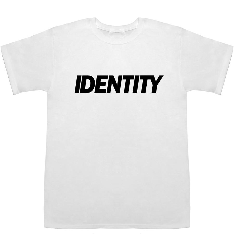 IDENTITY アイデンティティ T-shirts【Tシャツ】【ティーシャツ