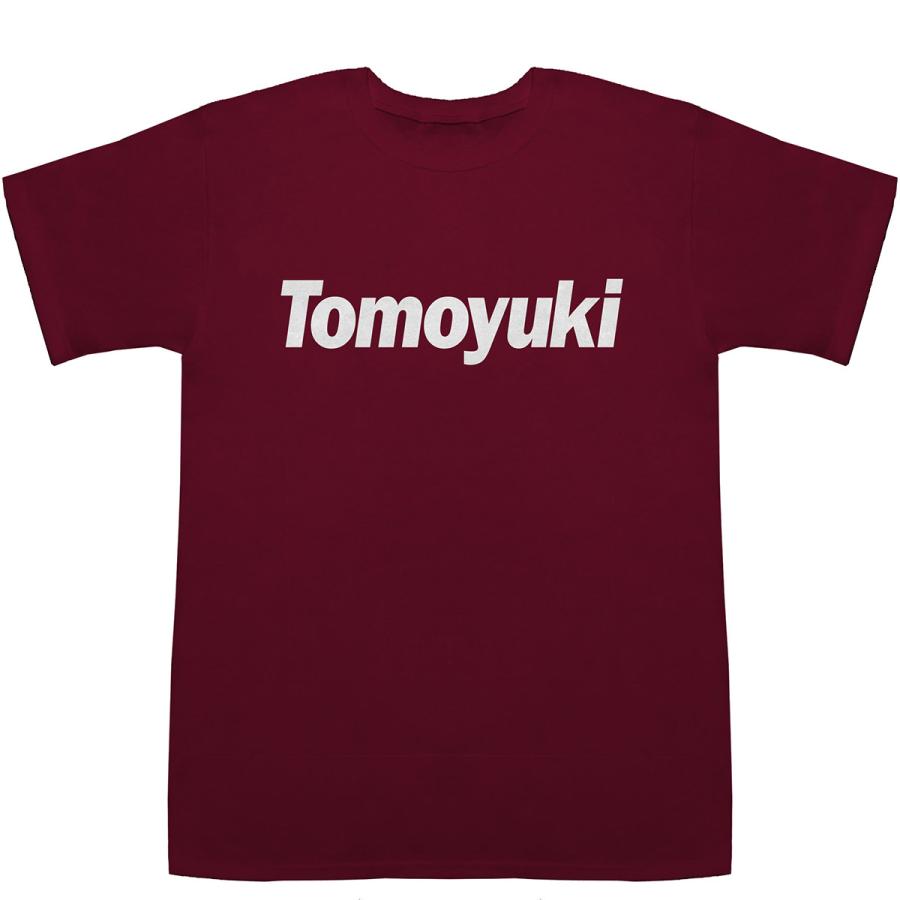 Tomoyuki ともゆき 智之 友行 友幸 知之 智行 T-shirts【Tシャツ 
