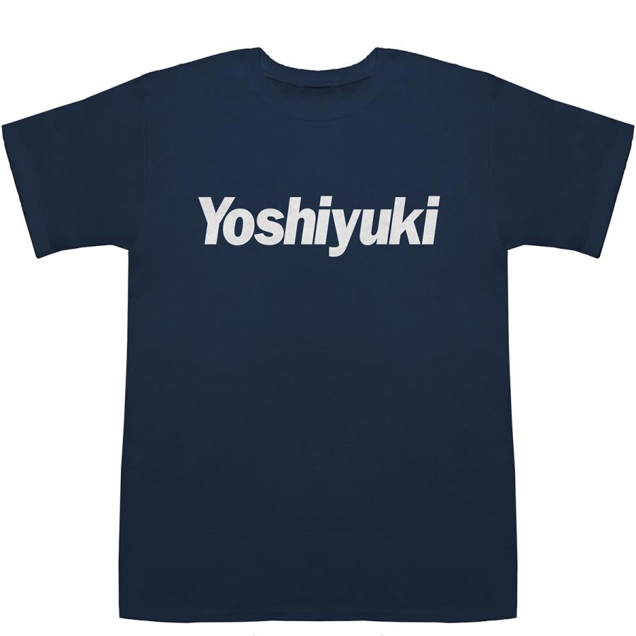Yoshiyuki よしゆき 吉行 義之 義行 吉之 善行 T-shirts【Tシャツ 