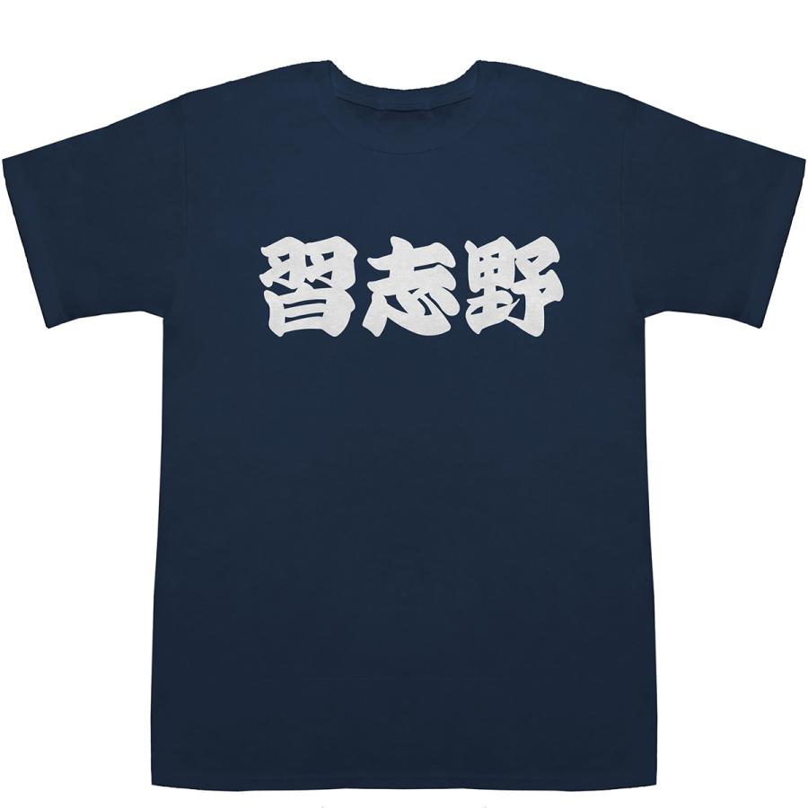 習志野 ならしの T-shirts【Tシャツ】【ティーシャツ】【都道府県】【地名】【ご当地】【名前】【なまえ】【苗字】【氏名】｜bass-controll｜03