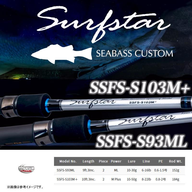 アングラーズリパブリック ○パームス サーフスター SSFS-S103M+