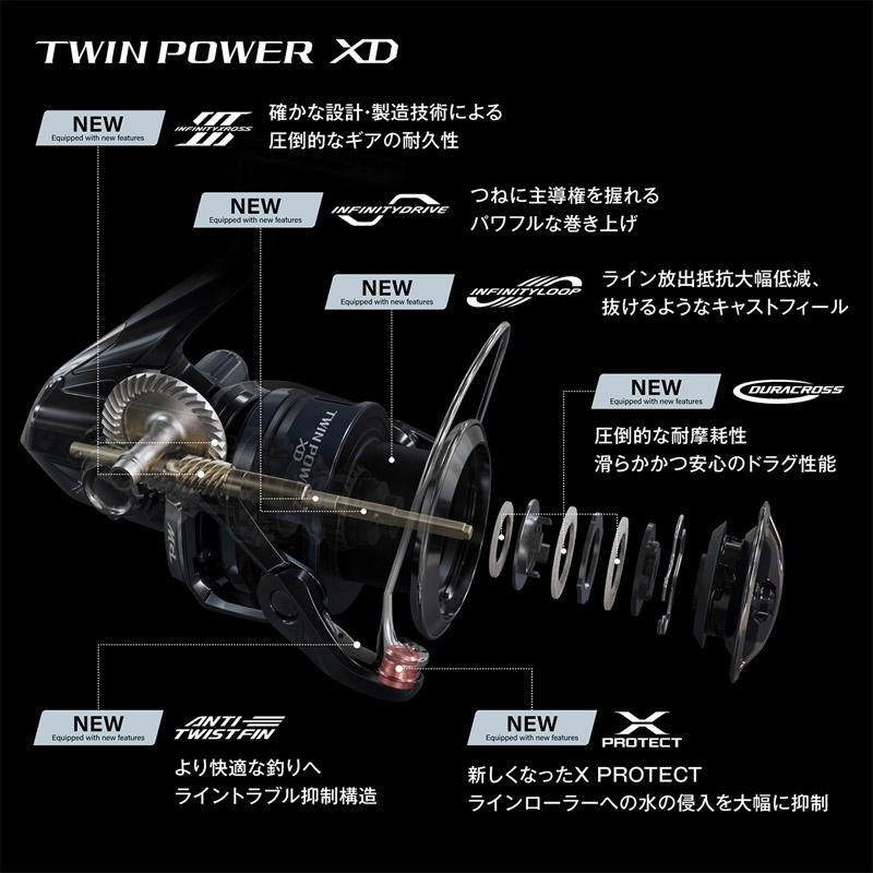 シマノ（SHIMANO） ○シマノ 25 ツインパワー XD C3000XG（047892