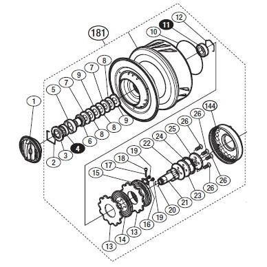 ●シマノ　13ステラSW  30000(030740)用 純正標準スプール (パーツ品番10HQH)　【キャンセル及び返品不可商品】 【まとめ送料割】｜bass-infinity