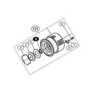 ●シマノ　15 ツインパワー C2000HGS (033659)用 純正標準スプール (パーツ品番1089M)　【キャンセル及び返品不可商品】 【まとめ送料割】