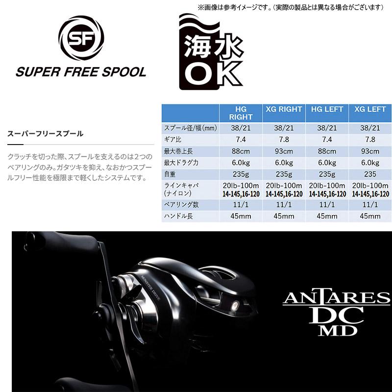 シマノ（SHIMANO） ○シマノ 23 アンタレスDC MD HG LEFT(左ハンドル