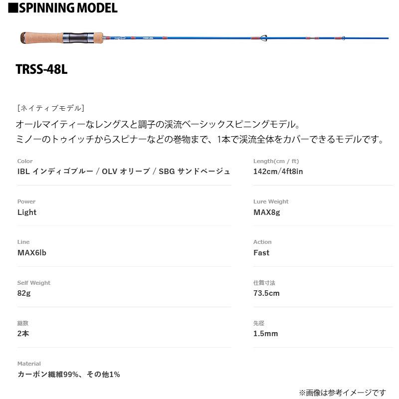 ジャクソン　トラウトシグナル　ＴＲＳＳ-４８Ｌ　ＯＬＶ　オリーブ ジャクソン トラウトシグナル TRSS-48L OLV オリーブ - FISHING-SCRAP