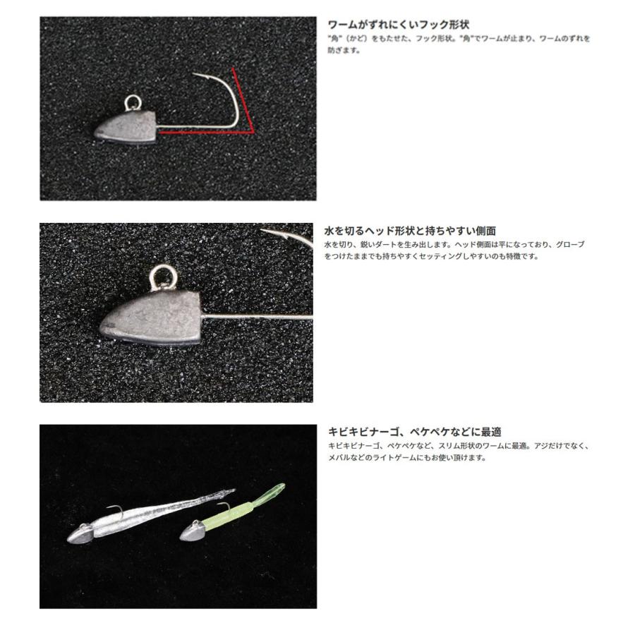 ジャッカル キビキビ ダートジグヘッド 15個入り メール便配送可 まとめ送料割 釣具のバスメイトインフィニティ 通販 Paypayモール