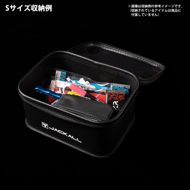 JACKALL 【送料無料】ジャッカル タックルコンテナR ブラック Sサイズ 