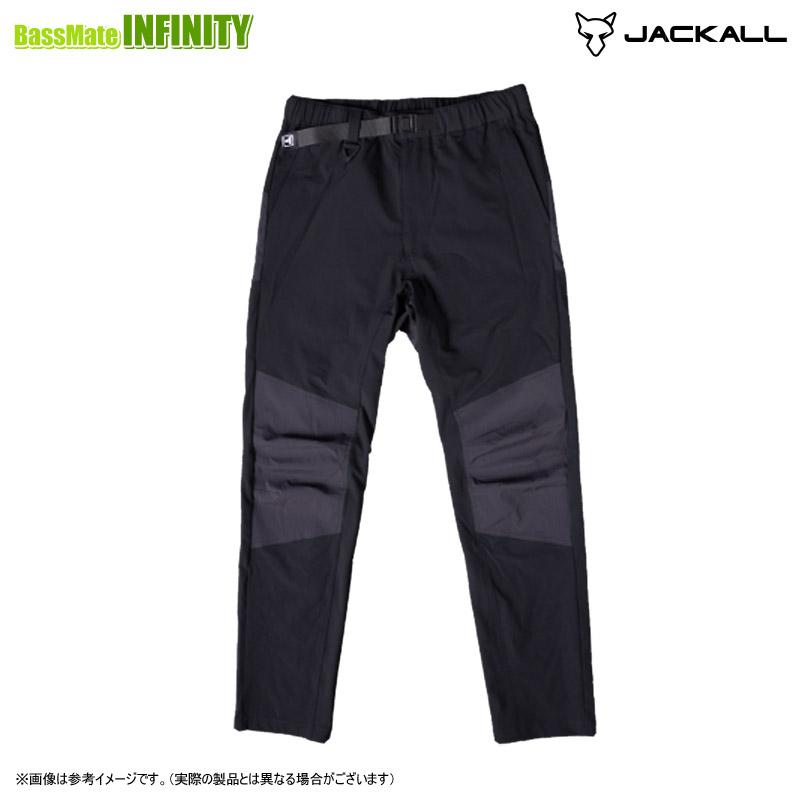 【新品】JACKALL ジャッカル フィッシング パンツ ブラック JACKALL（ジャッカル） ○ジャッカル ハイブリッドストレッチパンツ