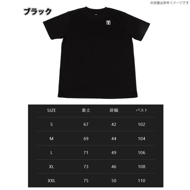 JACKALL(ジャッカル)MVSドライTシャツMサイズ#ブラック