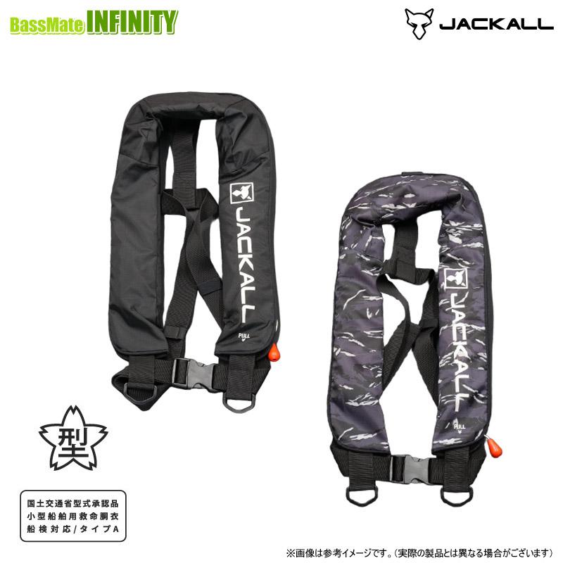JACKALL ○ジャッカル 自動膨張ライフジャケット JF03 (肩掛けタイプ