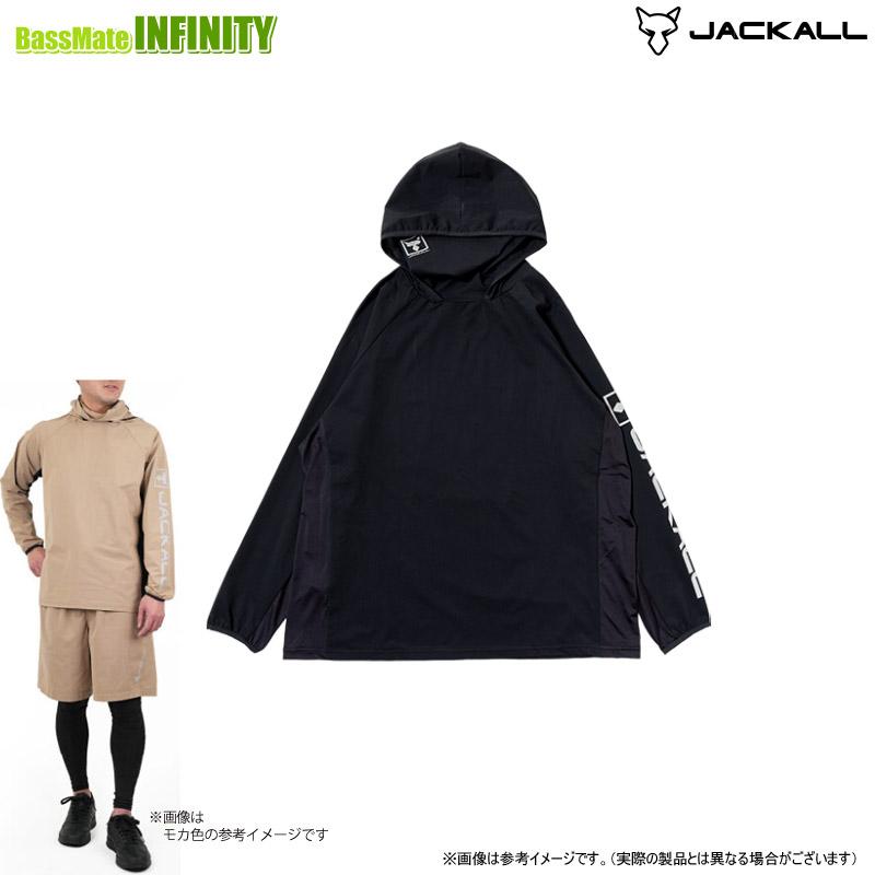 JACKALL（ジャッカル） ドライメッシュフーディー (ブラック) 【メール