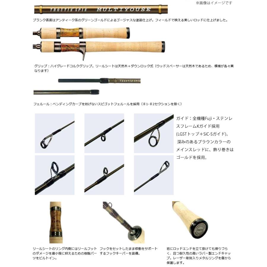SMITH（スミス） ○スミス トラウティンスピン マルチュース TRMK-805M