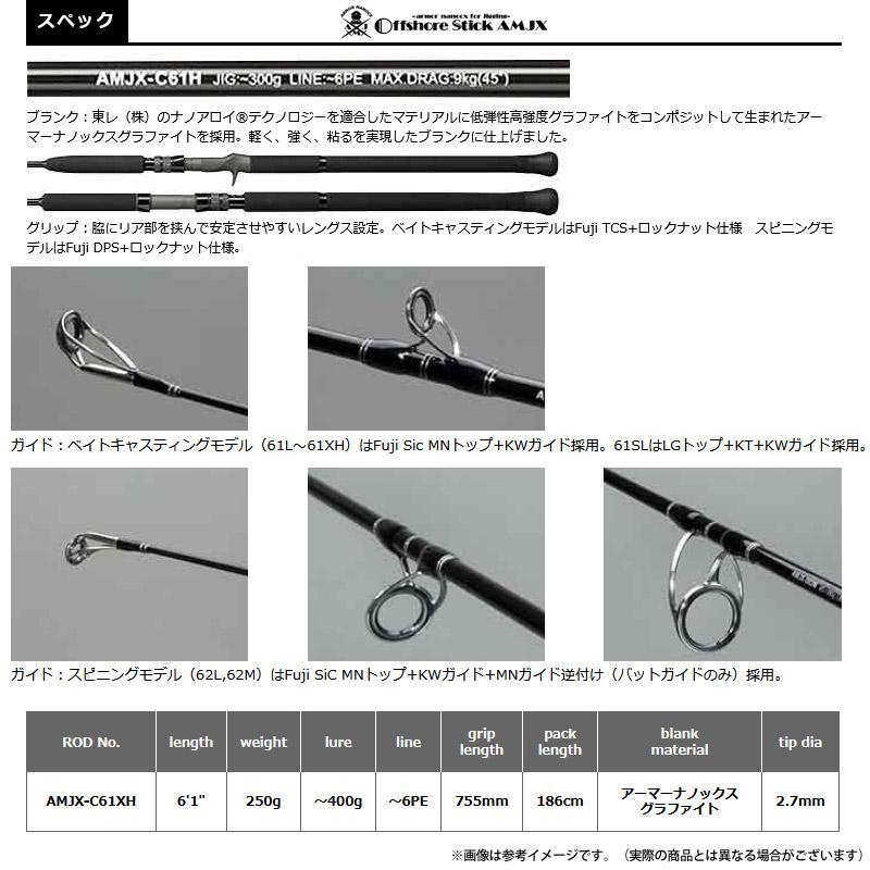 Offshore Stick ○スミス オフショアスティックAMJX AMJX-C61XH