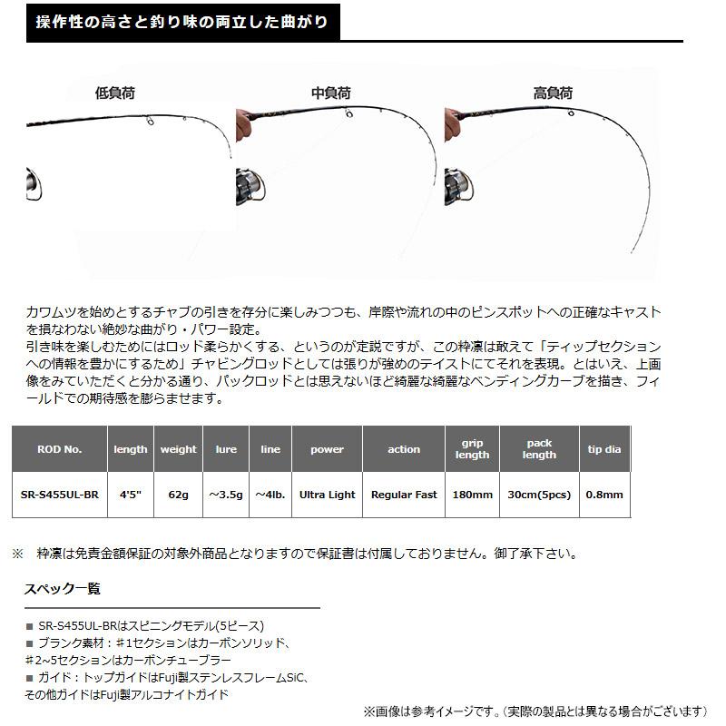 SMITH（スミス） 粋凛 すいりん SR-S455-BR (5ピース・スピニング
