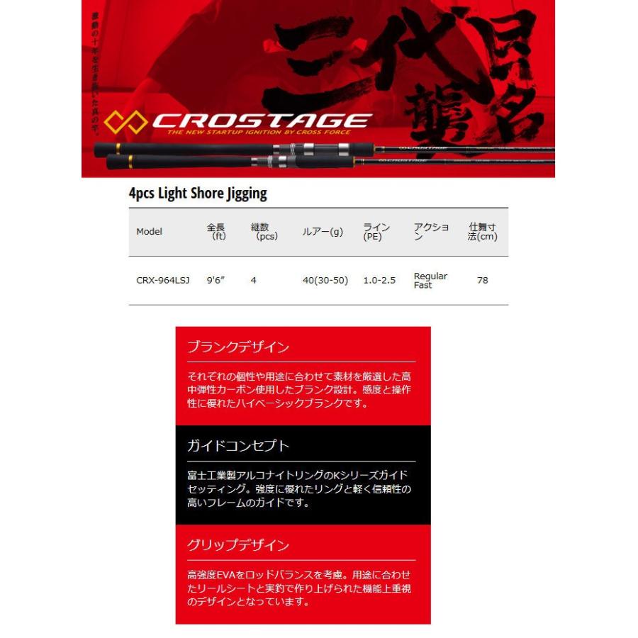 ライトショアジギング入門セット メジャークラフト クロステージ Crx 964lsj 17 セドナ 4000xg 釣具のバスメイトインフィニティ 通販 Paypayモール