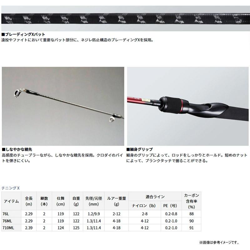 DAIWA（ダイワ） 【チニング入門セット】○ダイワ チニング X 76L＋ 