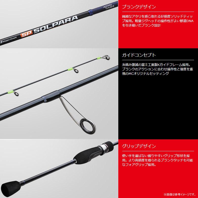 ソルパラ 【送料無料】【PE0.4号(約100m)糸付き】【アジング入門セット