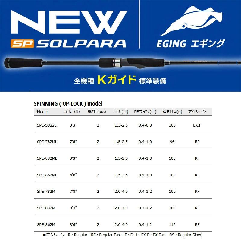 【エギング入門セット】●【フロロリーダープレゼント！】メジャークラフト　24 ソルパラ SPE-862ML＋ダイワ　24 レブロス LT2500S-DH Major Craft（メジャークラフト） 【エギング入門セット】○【フロロ