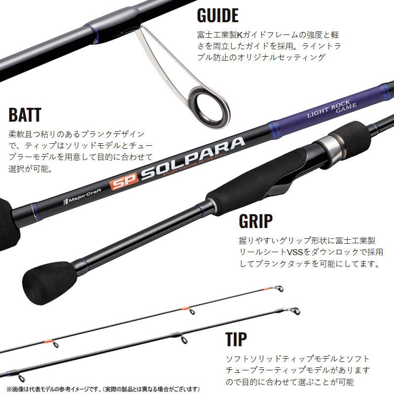 ソルパラ 【メバル入門セット】○メジャークラフト NEW 25 SPRF-T762L