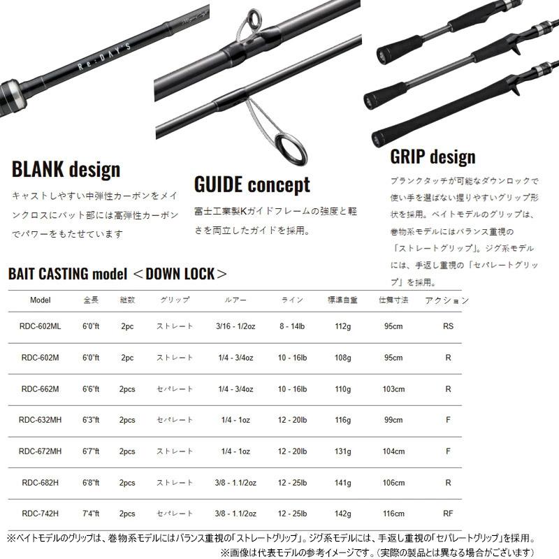 デイズ 【バス釣り（ベイト）入門セット】○メジャークラフト リ
